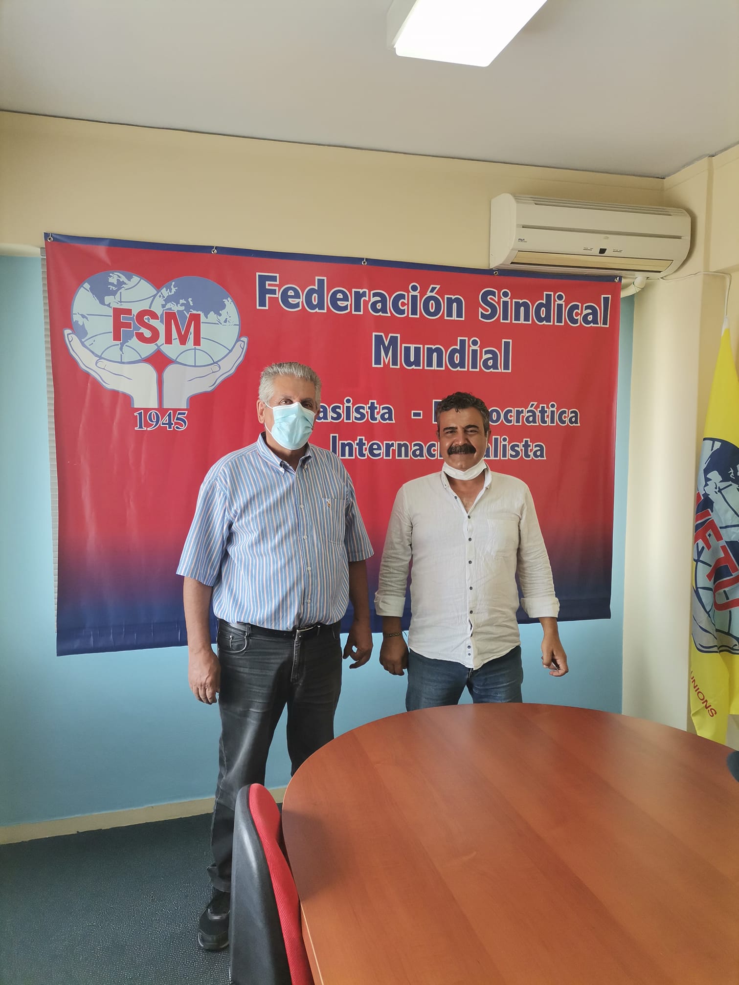 Dünya Sendikalar Federasyonu (WFTU) ile görüştük.