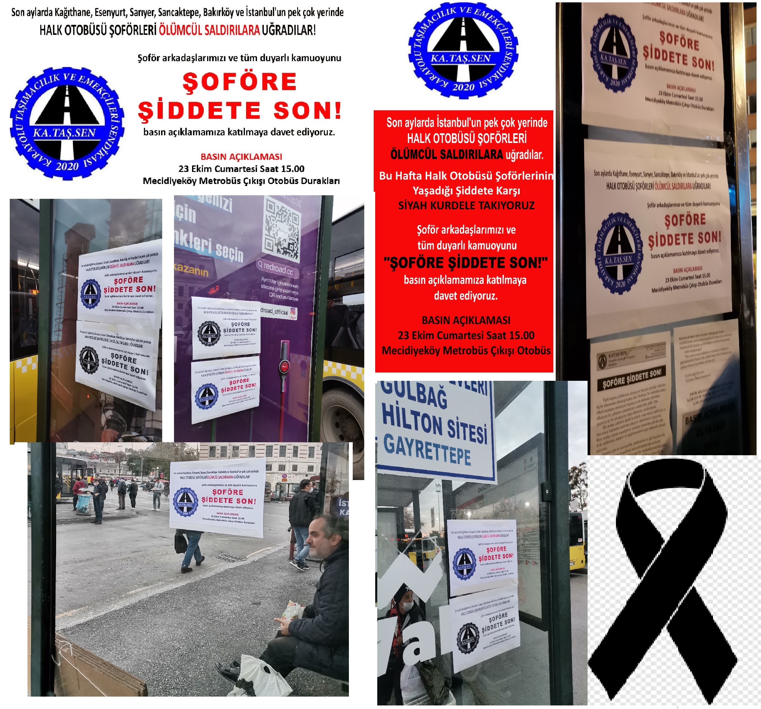 Şoföre Şiddete Son / Eyleme Çağrı