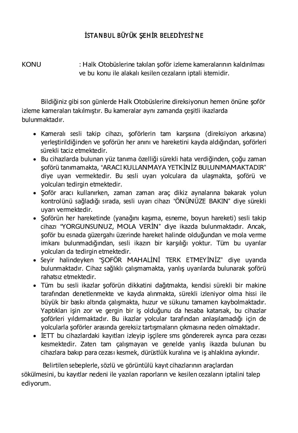 Sürüş Güvenliği ve Can Güvenliği Tehlikede!
