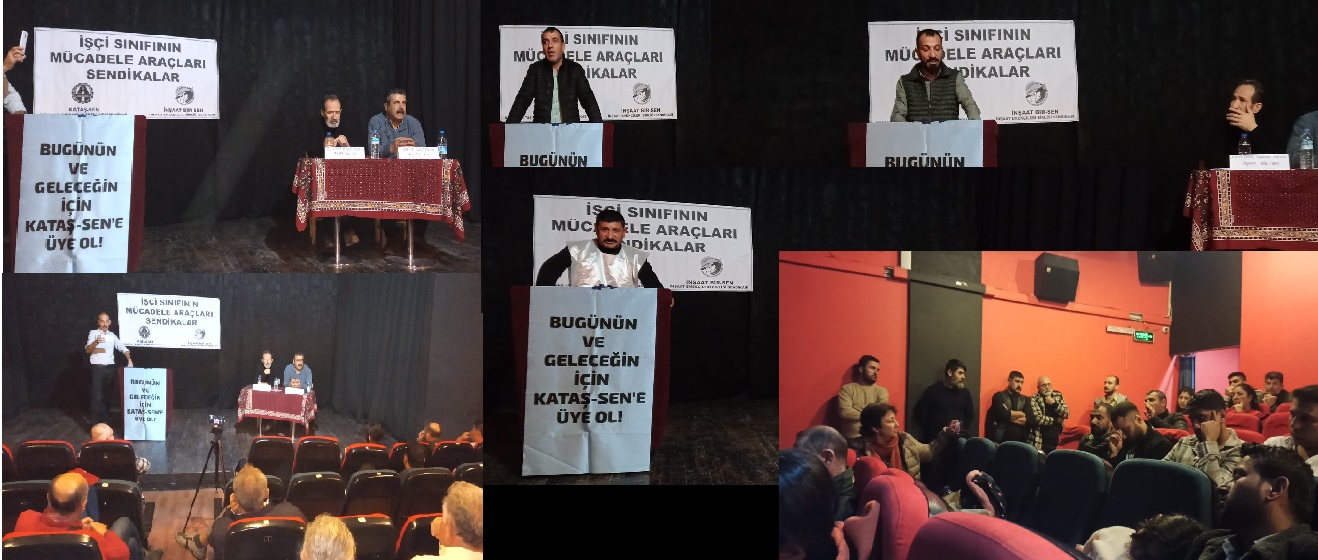 İşçi Sınıfının Mücadele Araçları Sendikalar /Panel